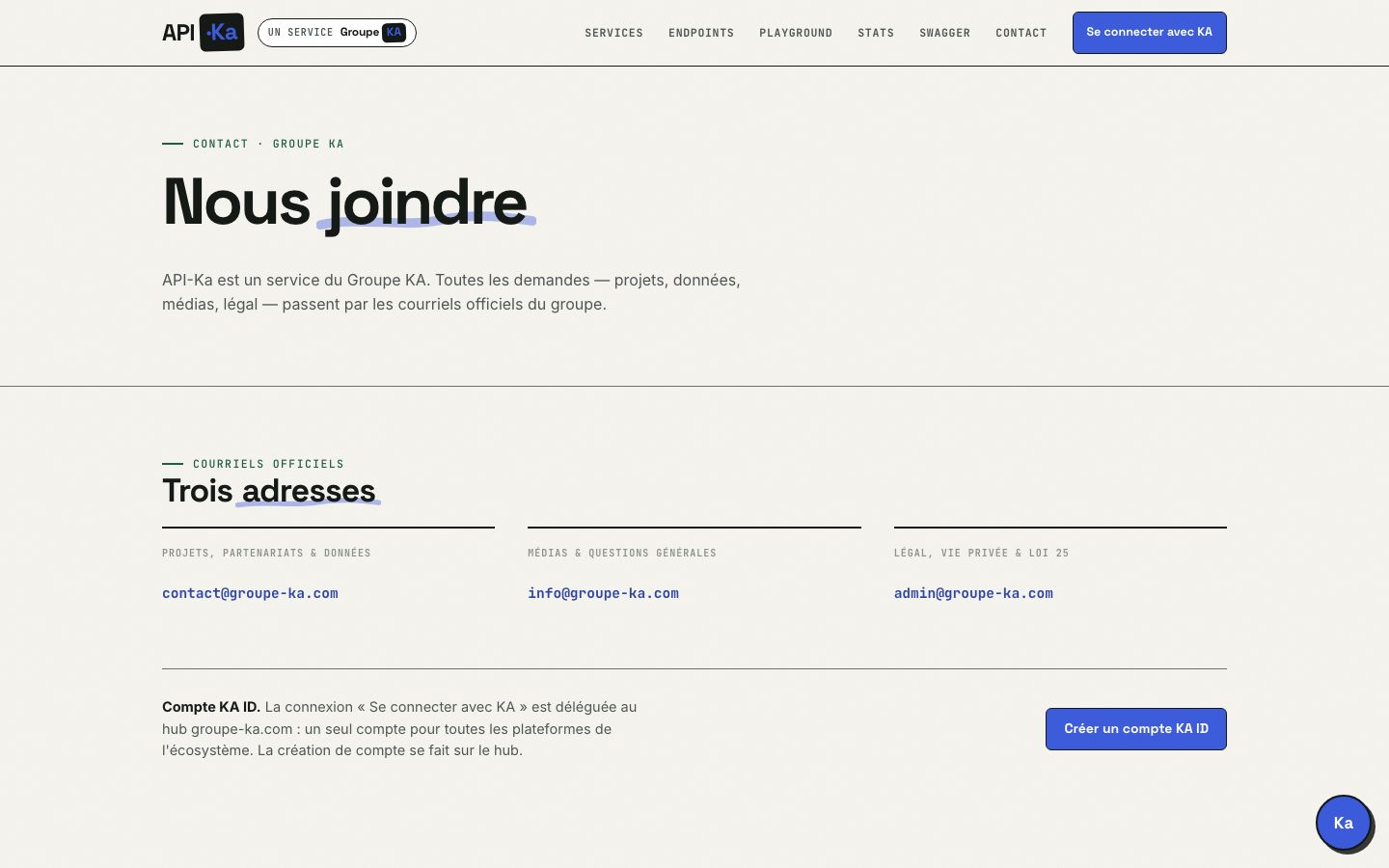 Page /contact