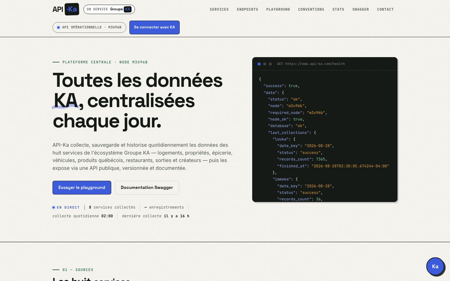 Accueil API·Ka