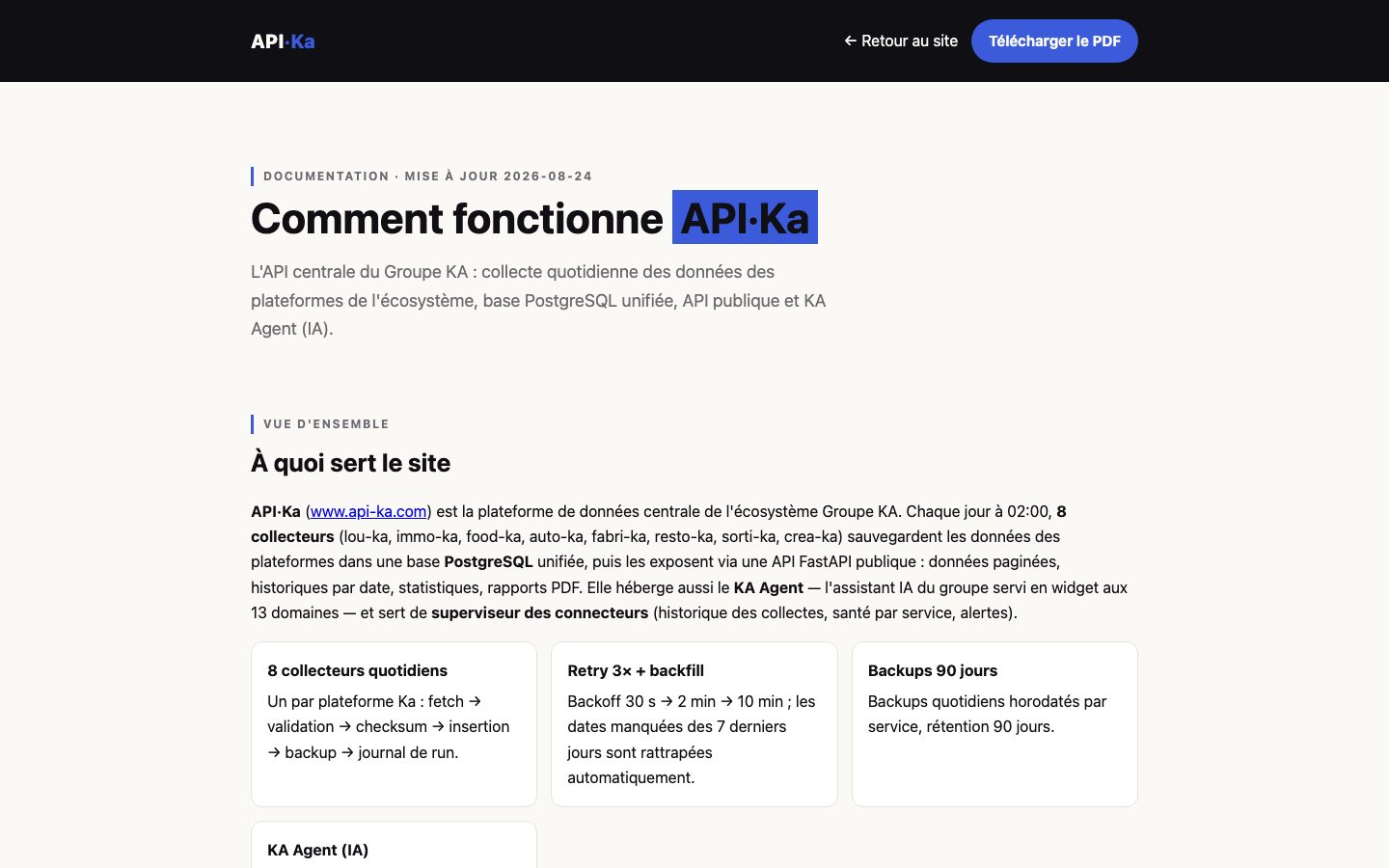 Guide /doc (route directe)