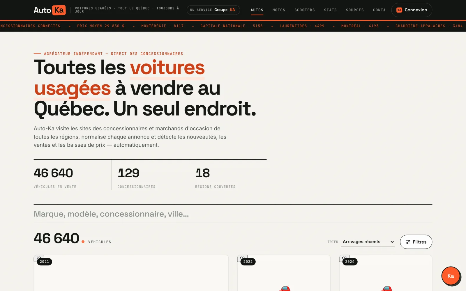 Accueil desktop