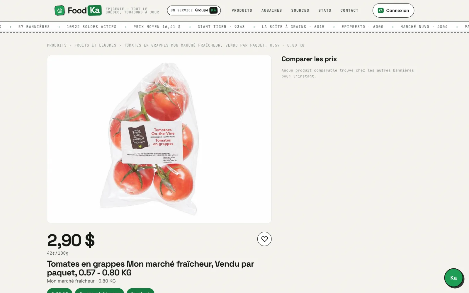 Fiche produit