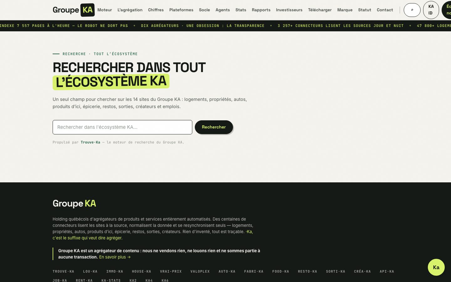 Recherche globale