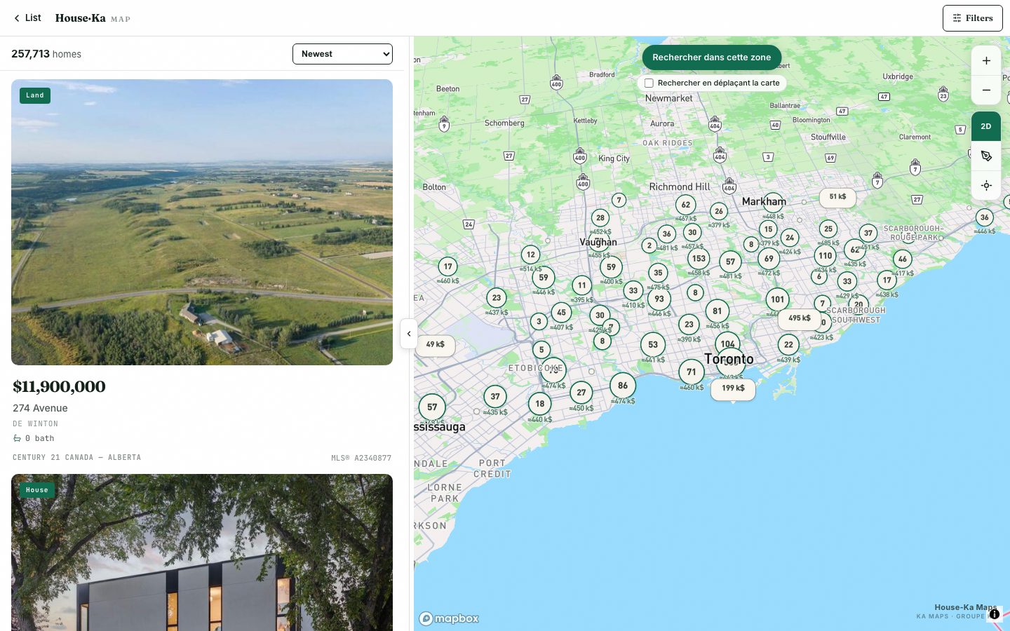 Map view