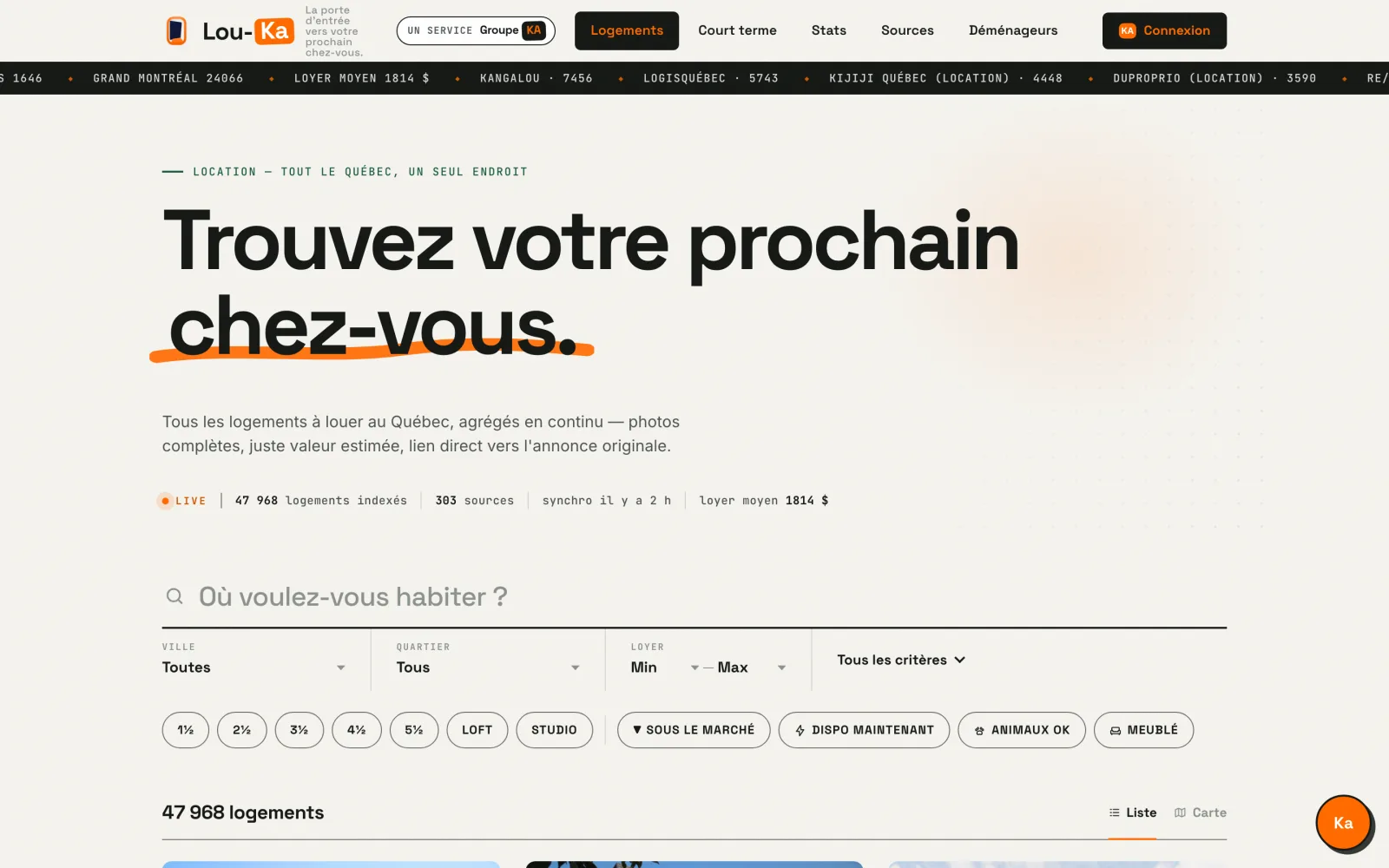 Accueil desktop