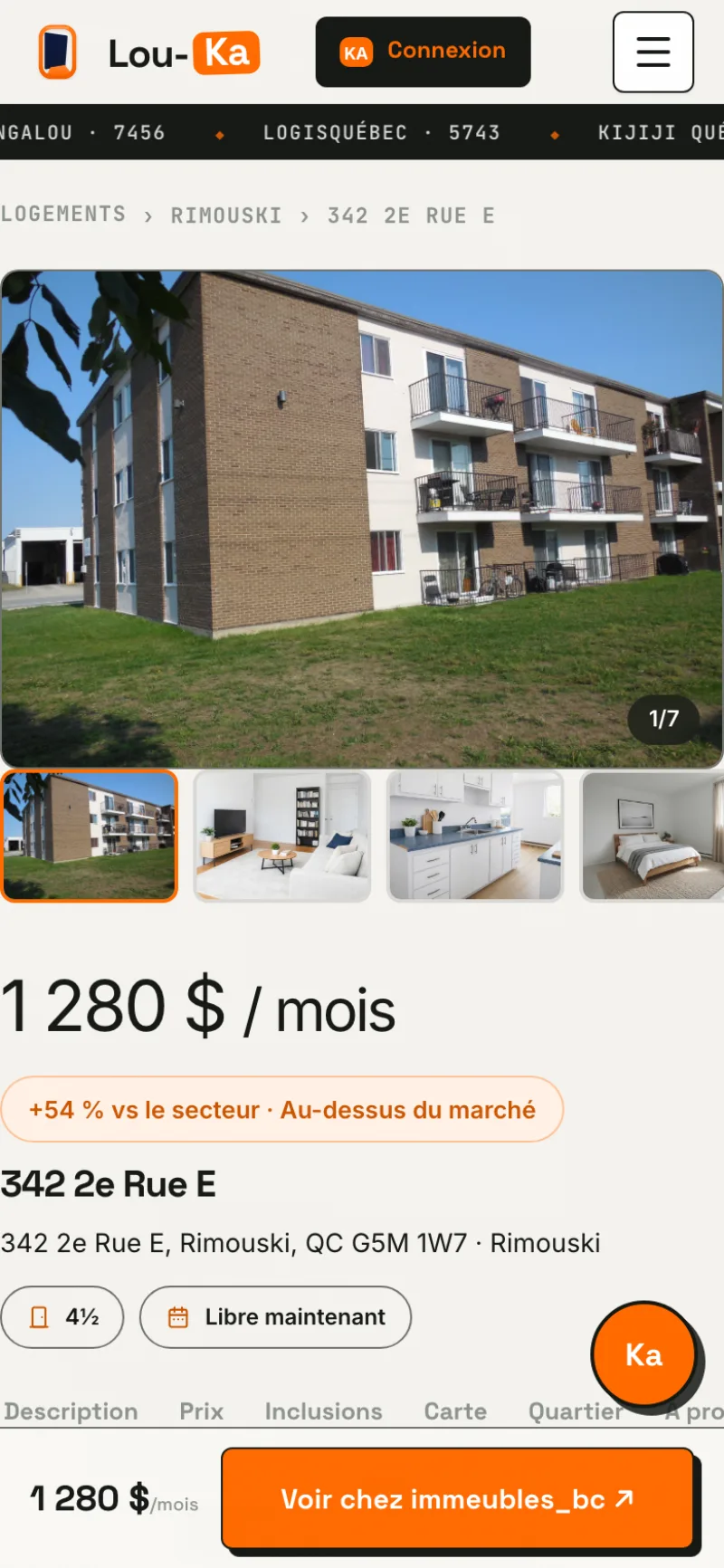 Fiche mobile