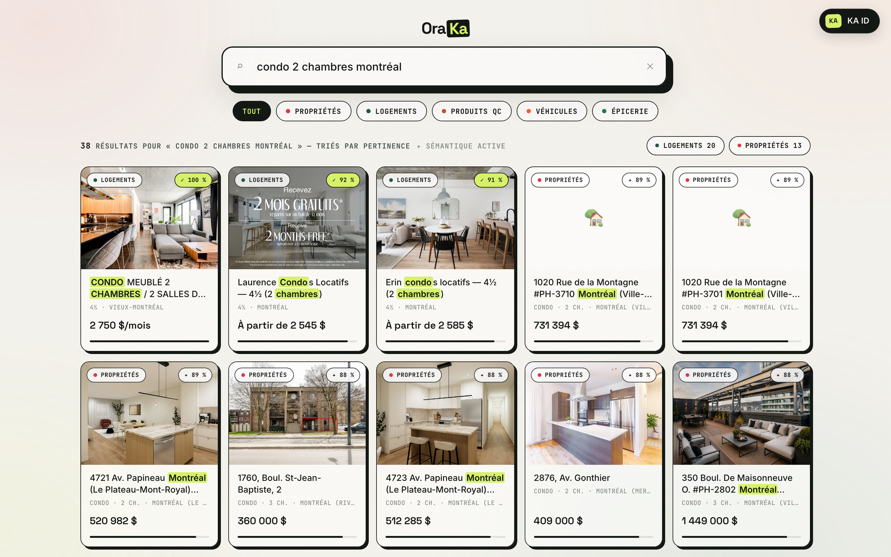Recherche condo