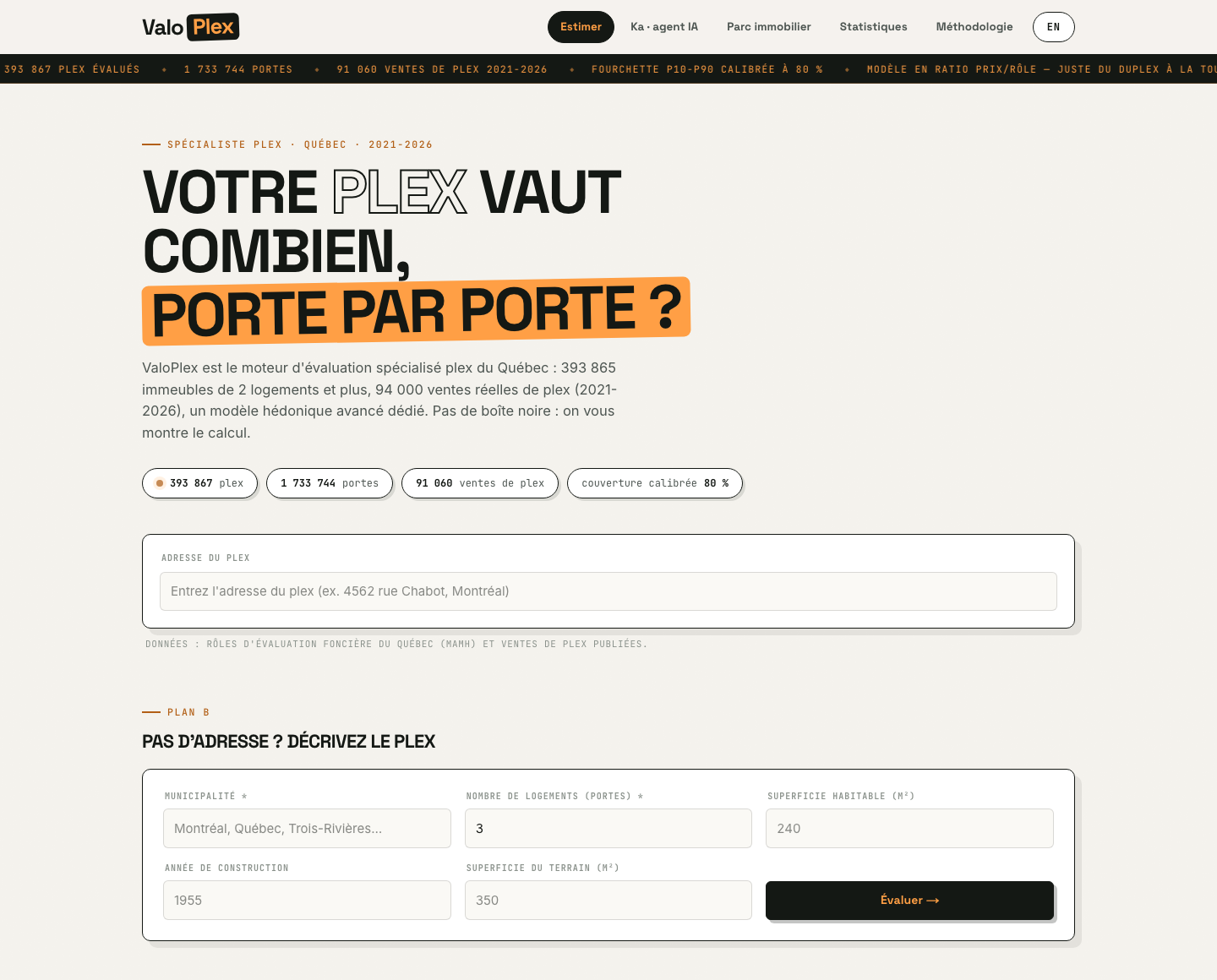 ValoPlex — vue bureau