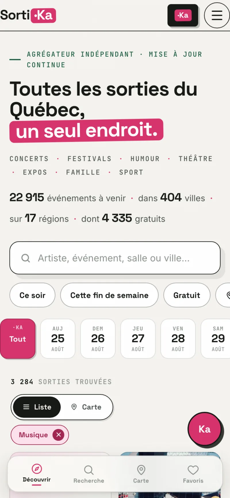 Catégorie mobile
