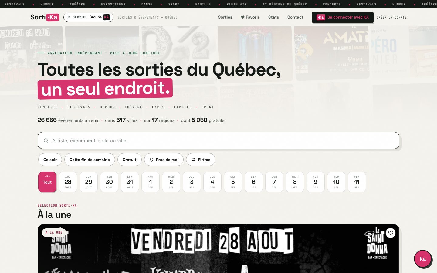 Répertoire des 17 régions