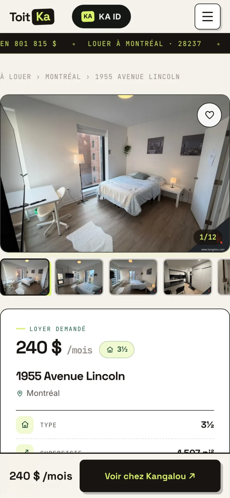 Fiche mobile