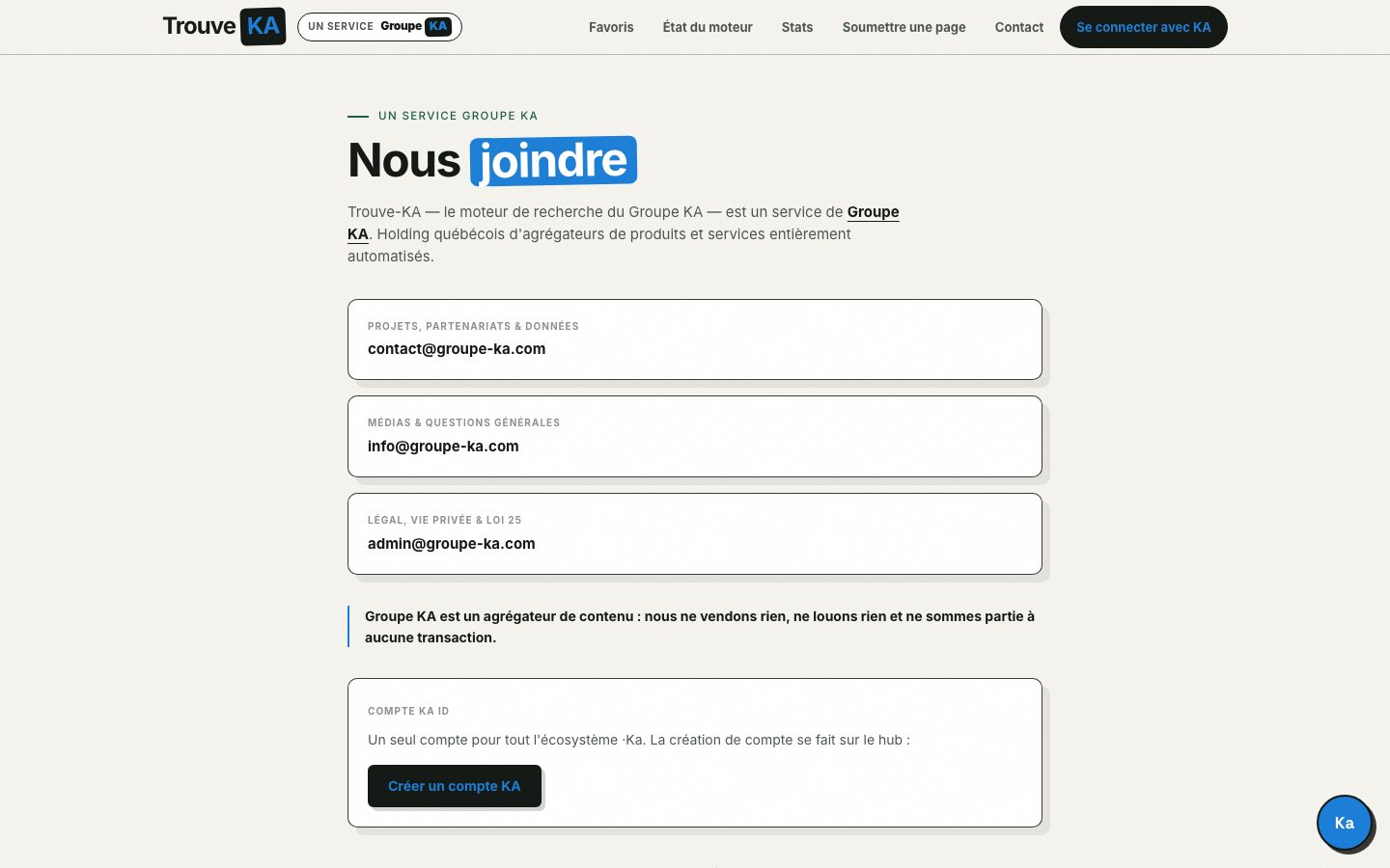 Page /contact