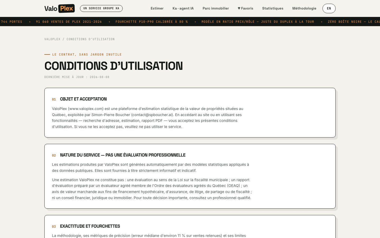 Conditions